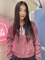 ノラキチジョウジ(NORA KICHIJOJI)&nbsp;ウルフボブロングレイヤー耳かけフェイスレイヤーレイヤーボブ