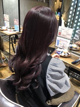 髪質改善ヘアエステ フランネル 経堂(Flannel) ピンクカラー