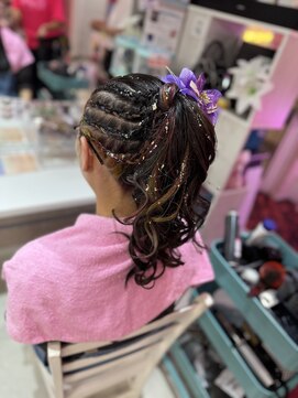 ハナココ 水戸店(hana Coco) お祭りヘアー