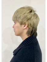 ミドル(MIDDLE)&nbsp;ハイトーンカラー/メンズカット/マッシュ/府中/