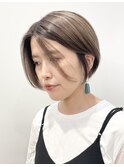 【モリオ松戸 藤原】ショート ボブ 大人かわいい