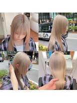 ジュイル シブヤ(JEWIL SHIBUYA)&nbsp;ブリーチ2回で叶えるホワイトベージュカラー