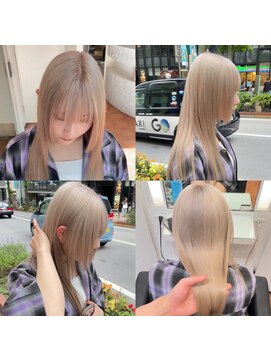 ジュイル シブヤ(JEWIL SHIBUYA) ブリーチ2回で叶えるホワイトベージュカラー