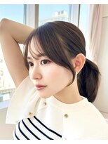 アマトウキョウ アユンチェ(AMA TOKYO×AYUNCHE) 韓国ヘア 2wayバング レイヤーカット くびれヘア 顔周り/