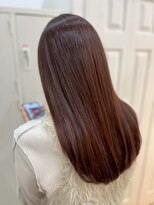 フレイムス ヘアアンドリラックス 南越谷店(Frames hair&relax)&nbsp;うるつや×セミロングストレート