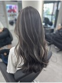 コントラスト極ハイライト☆グレーベージュ☆20代30代40代