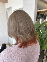 プリンプ トータルビューティ(PRIMP.total beauty) ミルクティーベージュ　オレンジインナーカラー