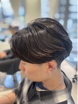 アッシュ 池袋店(Ash)&nbsp;センターパート/曲がる縮毛矯正/メンズ縮毛矯正 ＃池袋駅