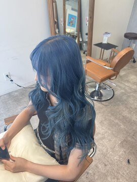 ジュネス 奈良橿原(Jeunesse) 【ブリーチカラー】BLUE