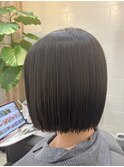 切りっぱなしボブ