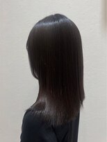 ヘアー ワークス ボナ 前橋店(HAIR WORKS bona.)&nbsp;シンプル上品◎極上ツヤ髪×ストレート/髪質改善