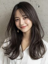 サン 大阪梅田(SUNC)&nbsp;レイヤーカット/ダークグレー/韓国/顔回り/梅田/大阪梅田駅