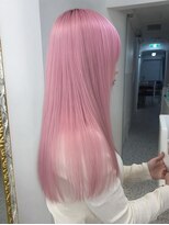 ネハス 名古屋栄店(nehus.)&nbsp;ピンクカラー/ブリーチカラー/ウルフカット/レイヤーカット