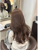 ヘアーアンドメイク シークタチカワ 立川店(Hair&Make Seek) 【澤飯】ブリーチなしダブルカラーで地毛から作るハニーベージュ