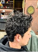【スパイキーショートパーマ】