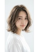 流山/初石【髪質改善×透明感ベージュ】柔らか質感の大人ボブ