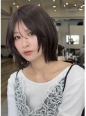 美髪ボブレイヤー/レイヤーボブ／切りっぱなしボブ／顔まわり