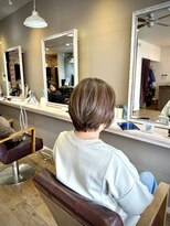 ヘアーメイクロージー 八軒店 (HAIR MAKE ROSY)&nbsp;絶壁解消後頭部ふんわり立体感大人ショート