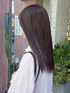 ヘアプレイスソル (HAIR PLACE SoL) 透明感ブラウンアッシュ/艶髪/髪質改善/ストレート