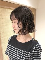 クーナバイトマト 横浜(Cuna by TOMTO)&nbsp;【RYOSUKE】ボブパーマコテ巻き風パーマクリームパーマ20代30代