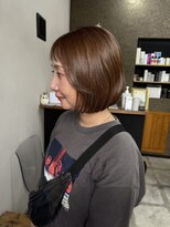 カンナカンナ 三佐店(cannaCANNA)&nbsp;ボブ/クセ毛ボブ/顔周りカット/脱白髪染め/白髪ぼかし/髪質改善