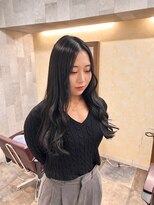 アンドカオマワリカットファム(Fann.)&nbsp;艶感ブラック×韓国風ロングレイヤー