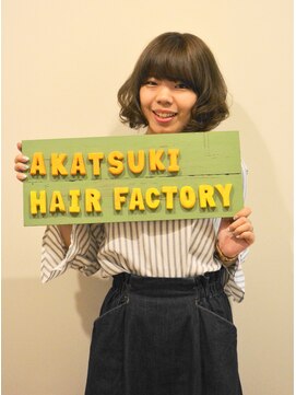 アカツキ ヘアーアンドビューティー(Akatsuki Hair&Beauty) ふんわり前下がりボブ
