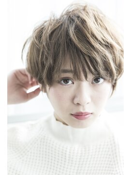 ミエル ヘア 新宿(miel hair) ハイトーンマッシュ