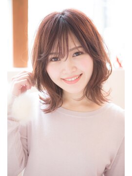ビアンコ カーロ 二子新地店(Bianco caro) 外はねミディ×ミルクチョコレート◎30代40代