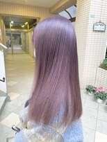 ヘアーアンドメイク ブロッサム 志木南口店(HAIR&MAKE Blossom) ラベンダーベージュグレージュブリーチダブルカラー志木新座