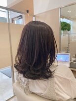 アドラーブル 長岡リバーサイド千秋店(adorable)&nbsp;ミディアムレイヤー☆ショコラブラウン☆ 20代　30代