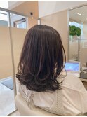 ミディアムレイヤー☆ショコラブラウン☆ 20代 30代