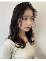 イヴォーク トーキョー(EVOKE TOKYO) 韓国 黒髪 ブラウンカラー ロングヘア くびれヘア 似合わせ