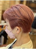 ベリーペールピンクショート