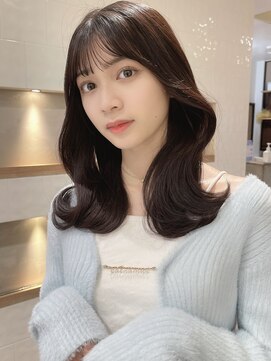 フォンズ(FONS) 表参道くびれミディアム*韓国ヘア 顔まわりカット前髪カット