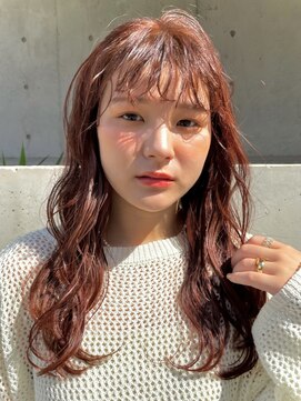 シーラス(cirrus) 【cirrus】オレンジカラー×パーマ20代/30代/40代/50代