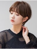 青山 表参道 ショートカット 30代40代 チョコレートブラウン