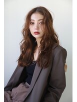 エクリジユウガオカ(equri Jiyugaoka) 【自由が丘】ふんわりウェーブロング×インナーグレージュ