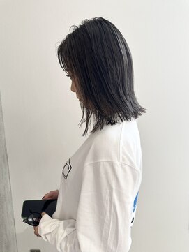 ヨーク(YOKE) YOKE 切りっぱなしボブ大人ボブアッシュグレージュケアブリーチ