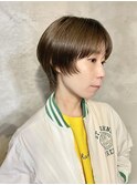 すっきりタイトなマッシュショート