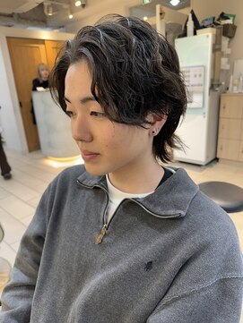 テトラ バイ ネオリーブ 横浜西口店(tetra by neolive) 横浜★ウルフパーマメンズパーマナチュラルパーマ