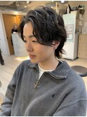 横浜★ウルフパーマメンズパーマナチュラルパーマ