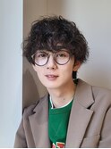 外国人風プードルパーマ