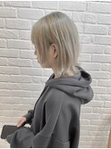 20代30代ウルフレイヤー/ミルクティーベージュ/レイヤーボブ大島