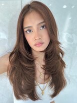 ヘアーサロン アモル(HAIR SALON Amor)&nbsp;ハイライトレイヤーカットエクステイルミナカラー縮毛矯正