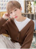 小顔マッシュショート外国人風インナーカラーh3志木20代30代40代