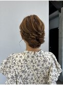ゆるふわシニヨン