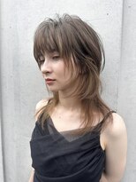 カケル(×.)&nbsp;ナチュラル/レイヤーロブ/ウルフミディ