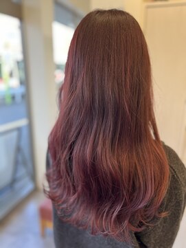 ハイレート 坂戸店(Hairate) アディクシーカラーでつくるピンク系カラー