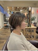 @fuchi_kuchi.okada［豊中,髪質改善/コンパクトまるみショート］